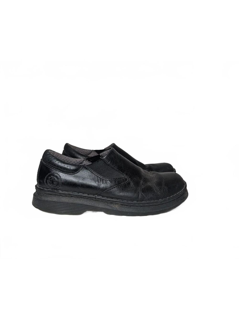 Dr. Martens Orson Black Leather Slip-On Shoes AW004 Size 10 US